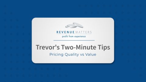 Pricing Quality vs Value