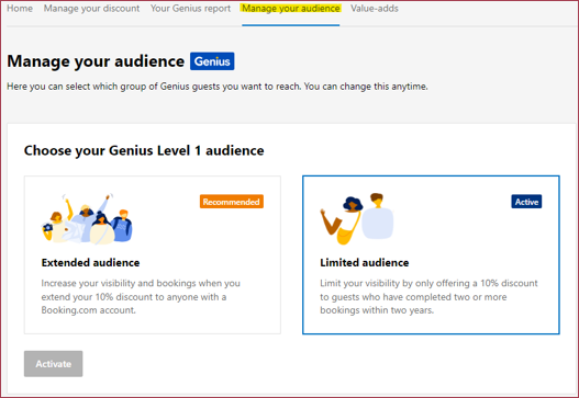 manage your audience