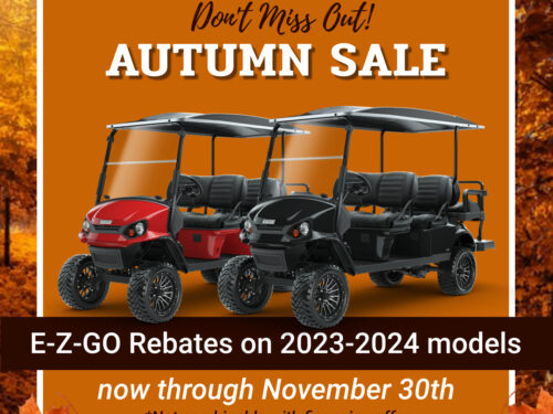 Golf Cart Autumn sale